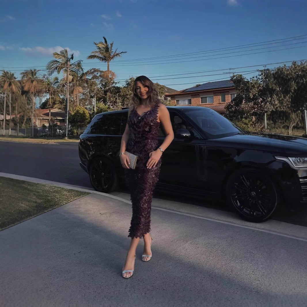 Radiant Sequin Elegance Gown