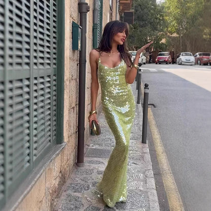 Radiant Sequin Elegance Gown